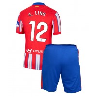 Atletico Madrid Samuel Lino #12 Replica Home Minikit 2024-25 Short Sleeve (+ pants)